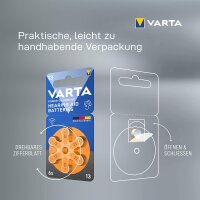 60x VARTA® Hörgerätebatterie Hearing Aid...