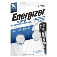 ENERGIZER® CR2016 Ultimate Lithium Batteries 3V 2er...