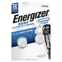 ENERGIZER® CR2025 Ultimate Lithium Batteries 3V 2er...